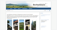 Desktop Screenshot of bechtolsheim-rheinhessen.de